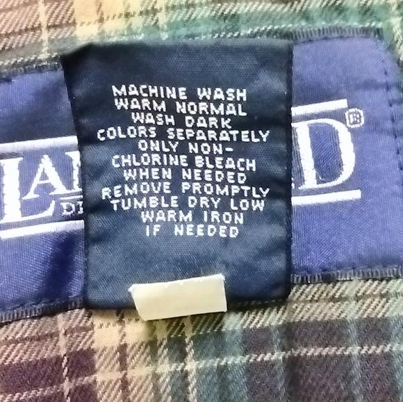 Lands' End Dark Brown Button Down Corduroy Fleece Lined Jacket Sz S - Picture 13 of 14